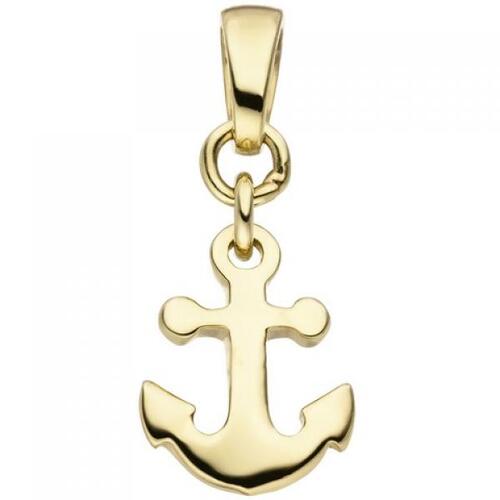 Anh�nger Anker 375 Gold Gelbgold Goldanh�nger Ankeranh�nger