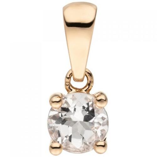Anh�nger Morganit 585 Gold Rotgold 1 Morganit rosa Morganitanh�nger