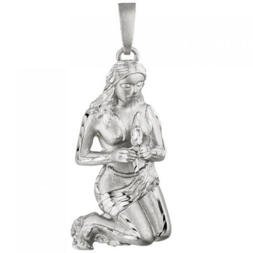 Anh�nger Sternzeichen Jungfrau 925 Sterling Silber mattiert