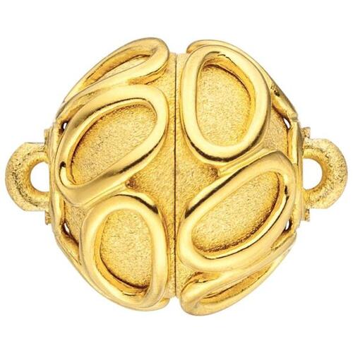 Kettenschlie�e Magnet-Schlie�e 925 Silber gold vergoldet