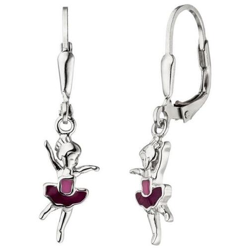 Kinder Ohrh�nger Ballerina 925 Sterling Silber Ohrringe Boutons