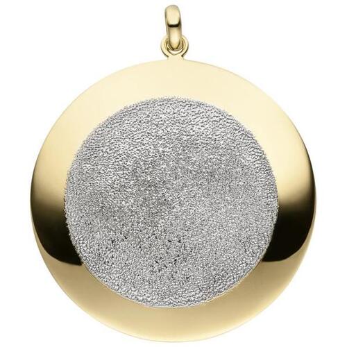 Anh�nger 925 Sterling Silber vergoldet mit Glitzereffekt