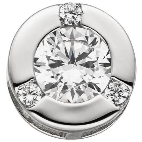 Anh�nger 925 Sterling Silber 4 Zirkonia Silberanh�nger