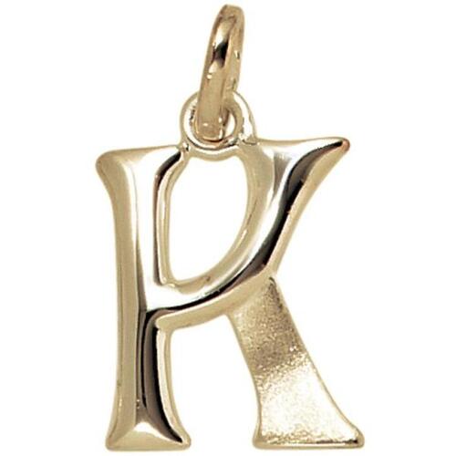 Anh�nger Buchstabe K 375 Gold Gelbgold Buchstabenanh�nger