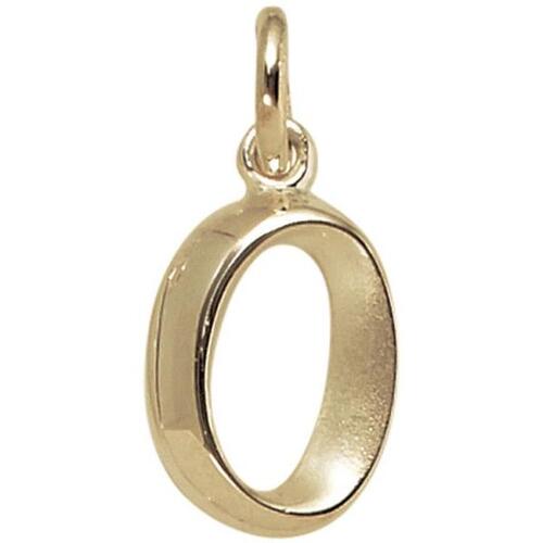 Anh�nger Buchstabe O 375 Gold Gelbgold Buchstabenanh�nger