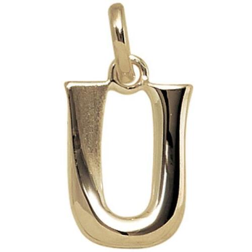 Anh�nger Buchstabe U 375 Gold Gelbgold Buchstabenanh�nger