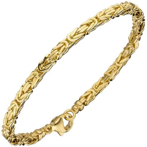 K�nigsarmband 333 Gold Gelbgold 19 cm Armband Goldarmband