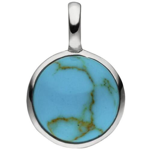 Anh�nger 925 Sterling Silber 1 T�rkis-Imitation