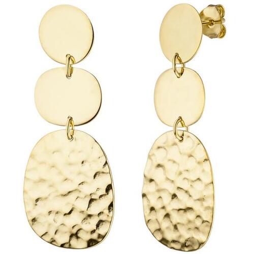 Ohrh�nger 925 Sterling Silber gold vergoldet, 46,2 mm Ohrringe