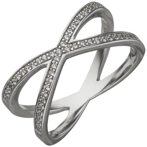 Damen Ring 925 Sterling Silber 49 Zirkonia (Gr��e: 54)