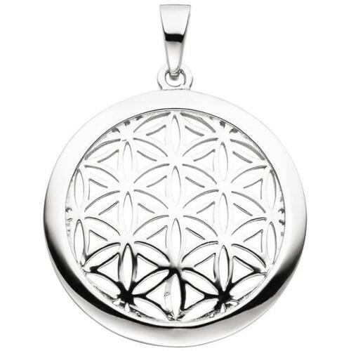 Anh�nger Blume des Lebens rund 925 Sterling Silber