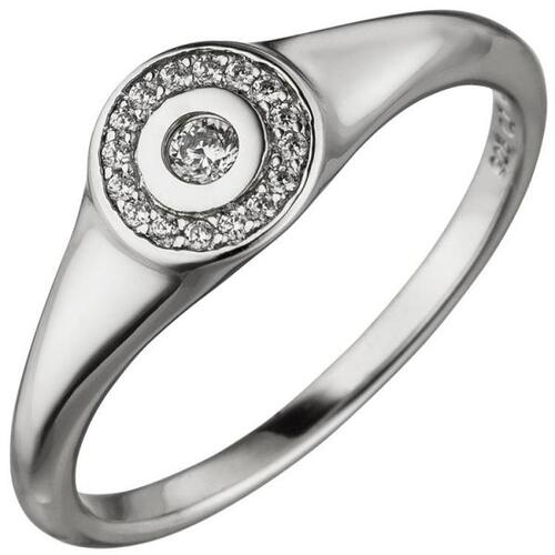 Damen Ring 925 Sterling Silber 17 Zirkonia (Gr��e: 56)