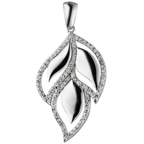Anh�nger 925 Sterling Silber 81 Zirkonia Silberanh�nger
