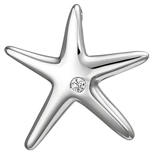 Anh�nger Seestern 925 Sterling Silber 1 Zirkonia Silberanh�nger