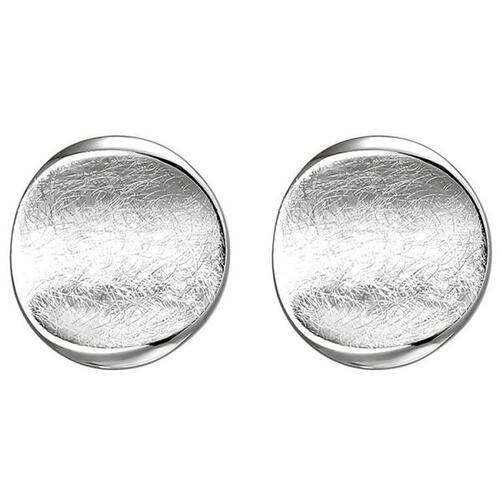 Ohrstecker 925 Sterling Silber eismatt Ohrringe Silberohrringe