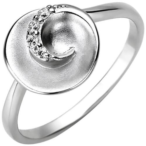 Damen Ring 925 Sterling Silber mit 4 Zirkonia (Gr��e: 54)