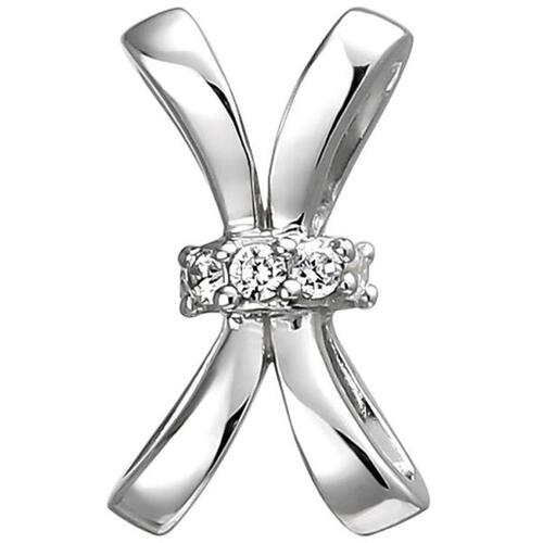 Anhnger 925 Sterling Silber 5 Zirkonia Silberanhnger