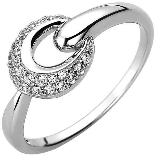 Damen Ring 925 Sterling Silber mit 25 Zirkonia 9,3 mm breit (Gr��e: 60)