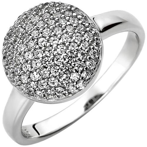 Damen Ring 925 Sterling Silber 78 Zirkonia ca. 10,7 mm breit (Gr��e: 52)
