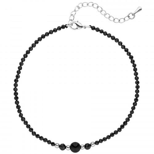 Fu�kettchen Fu�kette Spinell mit H�matin 27 cm