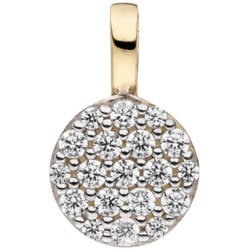 Anh�nger 333 Gold Gelbgold 19 Zirkonia