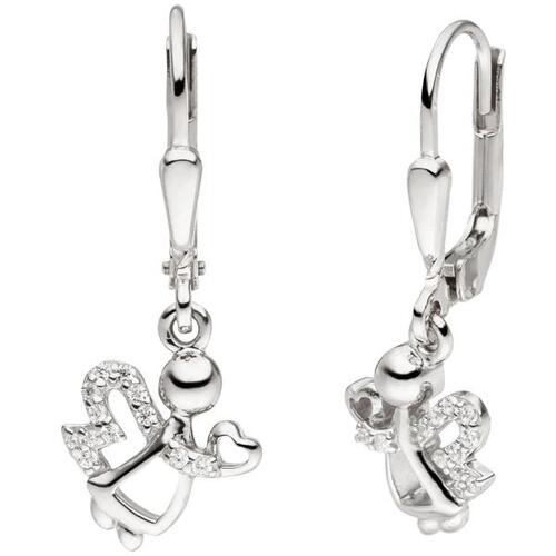 Ohrh�nger Engel 925 Sterling Silber 24 Zirkonia Ohrringe