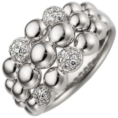 Damen Ring 585 Gold Weißgold 28 Diamanten 0,15ct. (Größe: 56) | Ringe  direkt bestellen