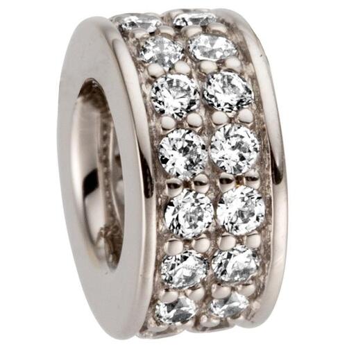 Anh�nger 585 Gold Wei�gold 32 Diamanten Brillanten 0,25ct.