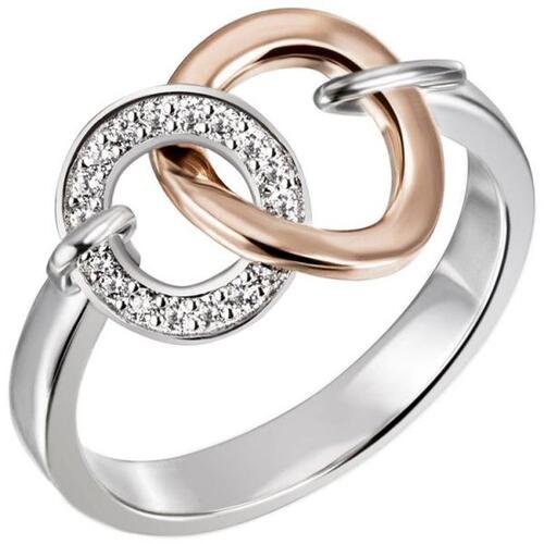 Damen Ring 925 Sterling Silber 18 Zirkonia (Gr��e: 58)