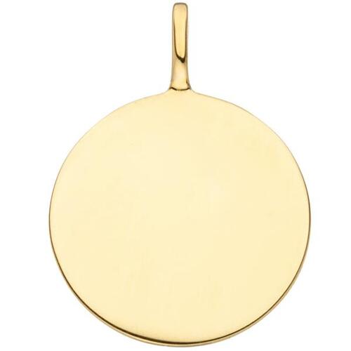 Anh�nger Gravur Gravurplatte 925 Sterling Silber gold vergoldet