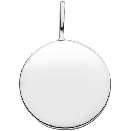 Anh�nger Gravur Gravurplatte, rund 925 Sterling Silber