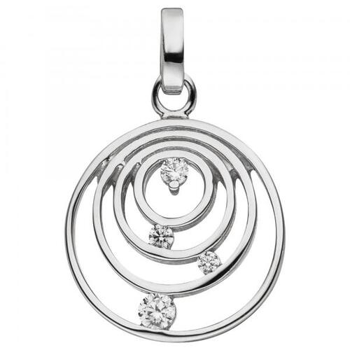 Anh�nger 925 Sterling Silber 4 Zirkonia