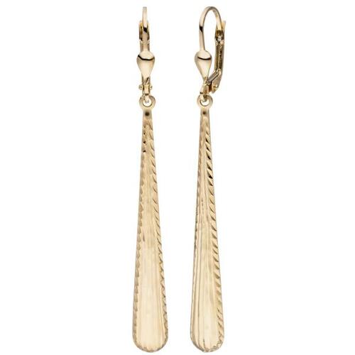 Ohrh�nger lang 333 Gold Gelbgold Ohrringe