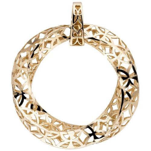 Anh�nger rund 333 Gelbgold, 31 mm Durchmesser Goldanh�nger