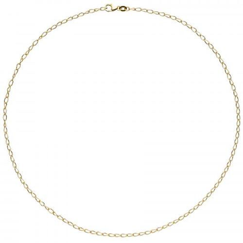 Ankerkette weit 375 Gold Gelbgold 2,3 mm 45 cm Kette