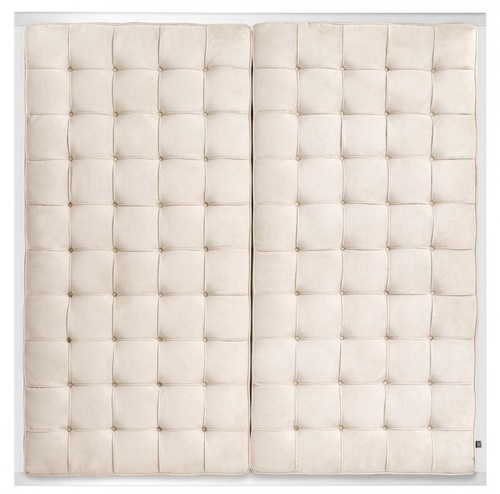 Casa Padrino Luxus Hotel Bett-Kopfteil Naturfarbig 180 x H. 180 cm - Limited Edition