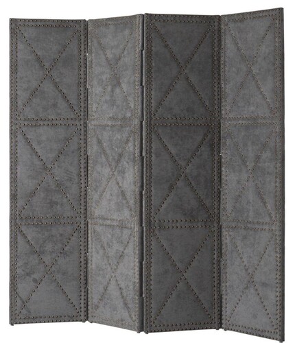 Casa Padrino Luxus Wohnzimmer Raumteiler Hellgrau 180 x H. 180 cm - Limited Edition