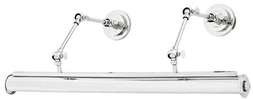 Casa Padrino Wandlampe Silber 63 x 16 x H. 21 cm - Luxus B�ro Wandleuchte