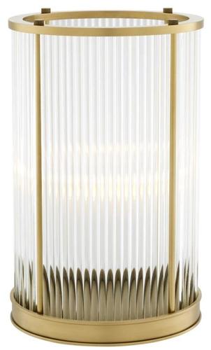 Casa Padrino Luxus Kerzenleuchter Antik Messing 20 x H. 32 cm - Hotel Restaurant Accessoires