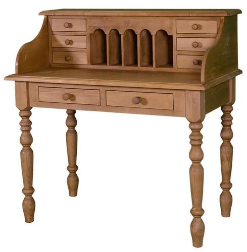 Casa Padrino Schreibtisch im Landhausstil in braun 109 x 60 x H. 110 cm - Landhausstil Kollektion