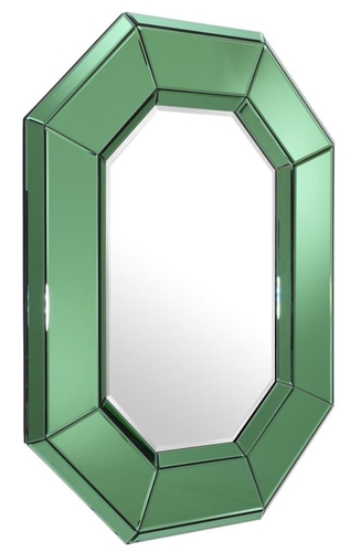 Casa Padrino Luxus Wohnzimmer Wandspiegel Gr�n 80 x H. 106 cm - Designer Spiegel