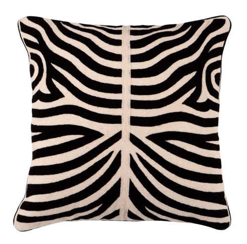 Casa Padrino Luxus Wohzimmer Kissen Schwarz 50 x H. 50 cm - Hotel Accessoires