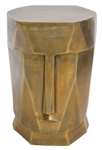 Casa Padrino Designer Aluminium Hocker 31,5 x 35,5 x H. 44 cm - Hotel M�bel