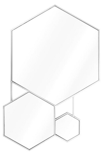 Casa Padrino Luxus Spiegel Silber 87 x H. 132 cm - Wohnzimmerspiegel