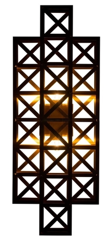 Casa Padrino Designer Wandleuchte Messing 22 x 14 x H. 57 cm - Hotel M�bel