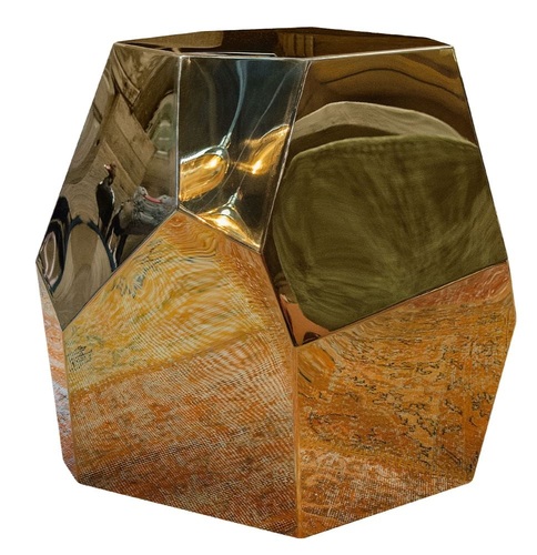 Casa Padrino Designer Beistelltisch Gold 65 x 50 x H. 60 cm - Designer Kollektion