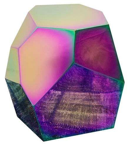 Casa Padrino Designer Beistelltisch Titan 65 x 50 x H. 60 cm - Designer Kollektion