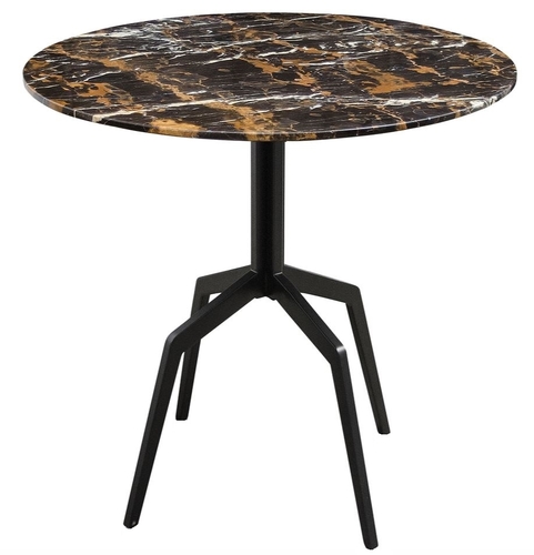 Casa Padrino Luxus Esstisch Schwarz 80 x H. 76 cm - Esszimmerm�bel