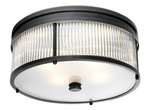 Casa Padrino Luxus Deckenleuchte Bronze 40,5 x H. 17 cm - Hotel M�bel