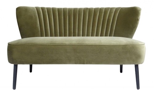 Casa Padrino Luxus Wohnzimmer Sofa Gr�n 129 x 75 x H. 73,5 cm - Designer M�bel